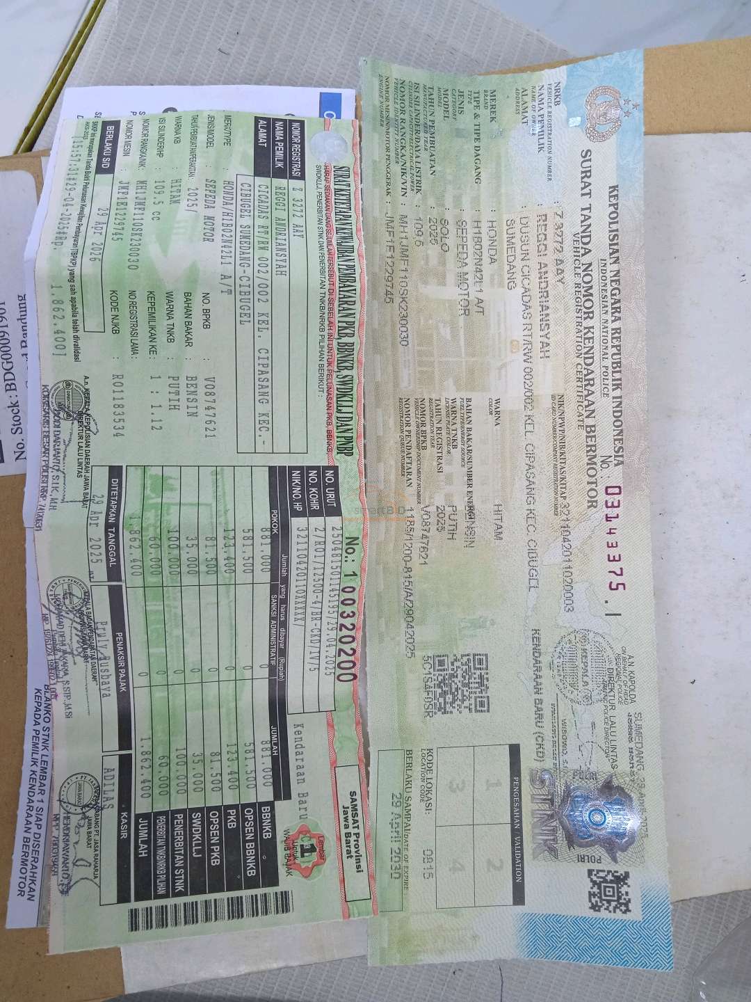 HONDA BEAT CBS FI CW ISS