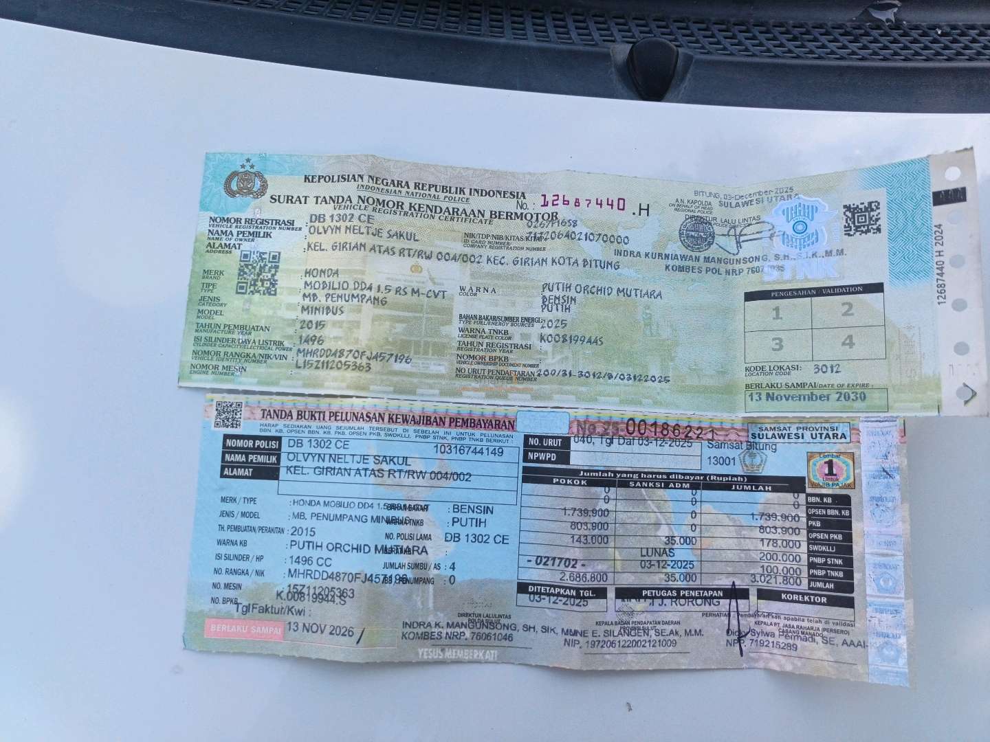 HONDA MOBILIO DD4 1.5 RS