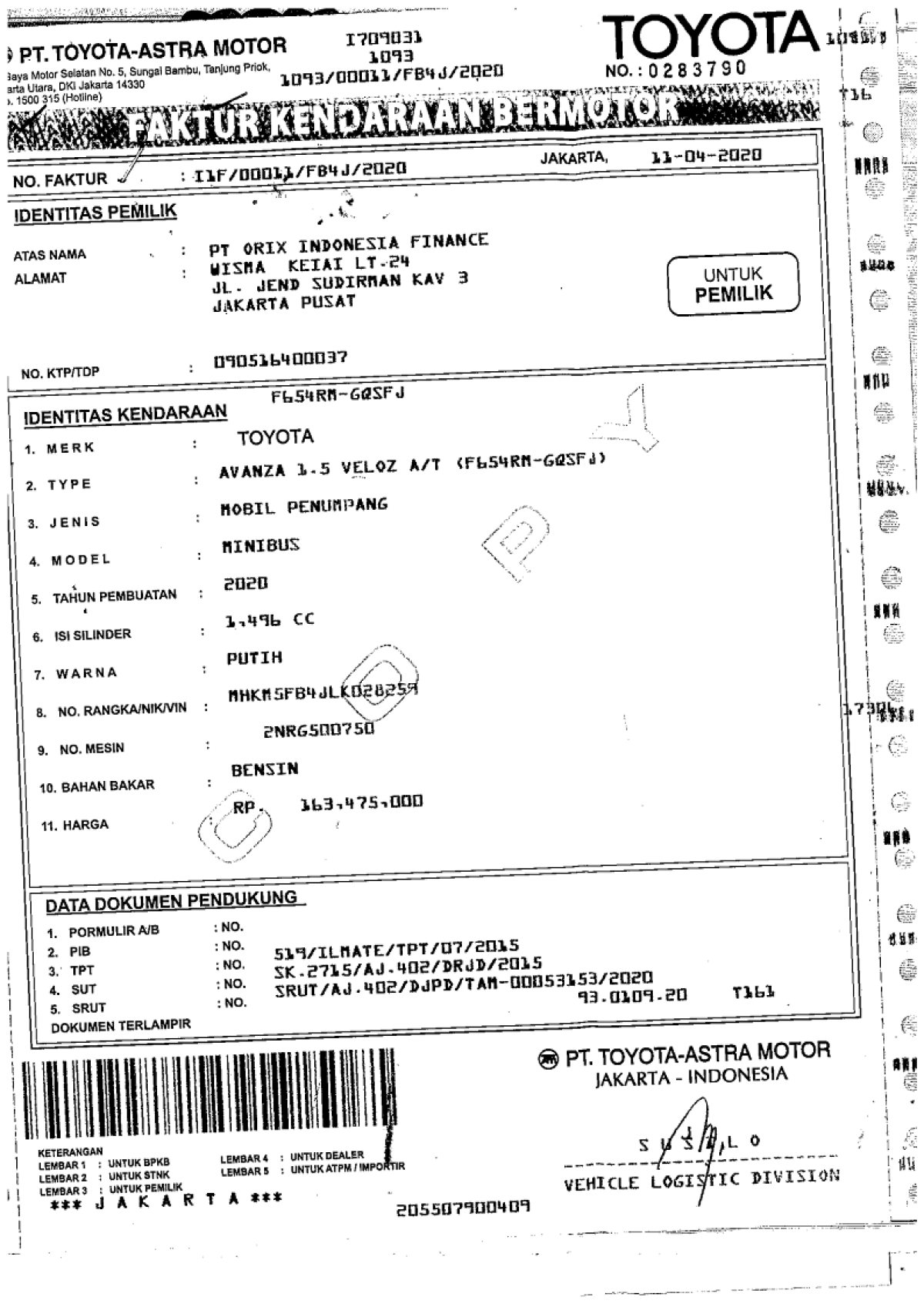 TOYOTA NEW AVANZA VELOZ 1.5