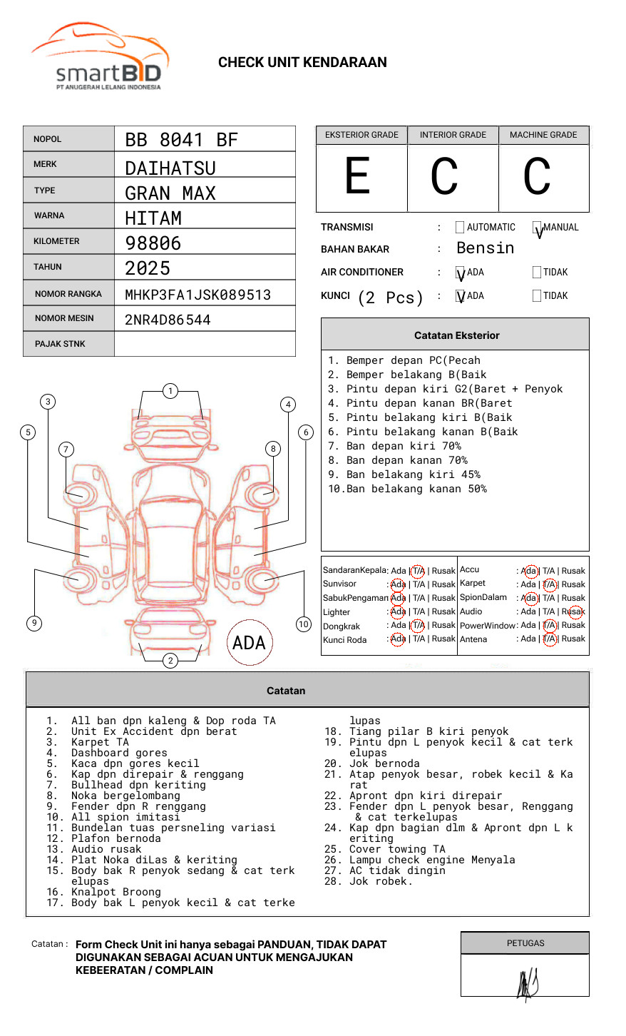 DAIHATSU  GRAN MAX  PICK-UP