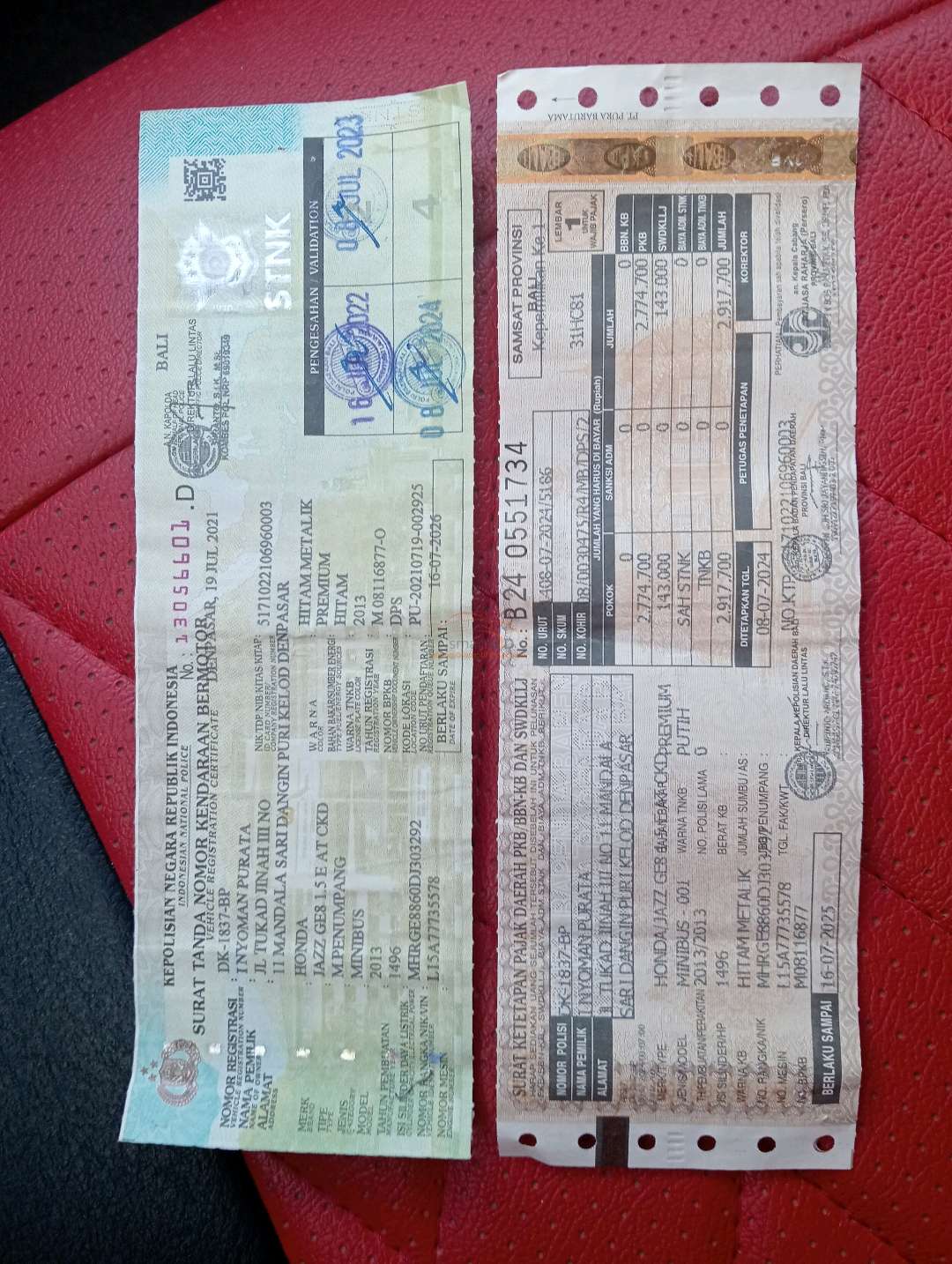 HONDA JAZZ GE8 1.5 E