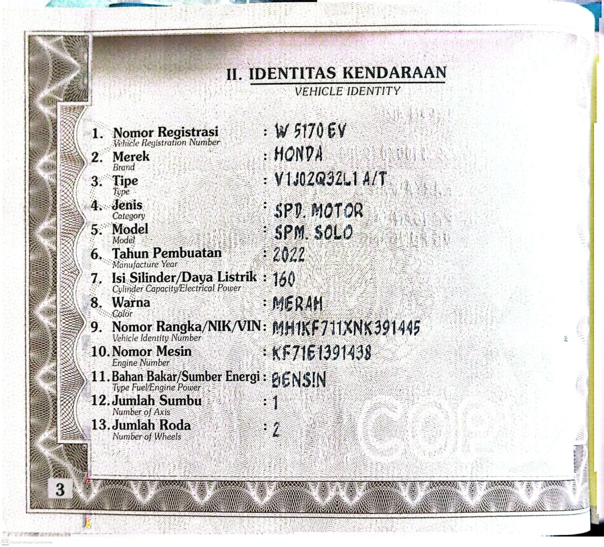 HONDA PCX 160