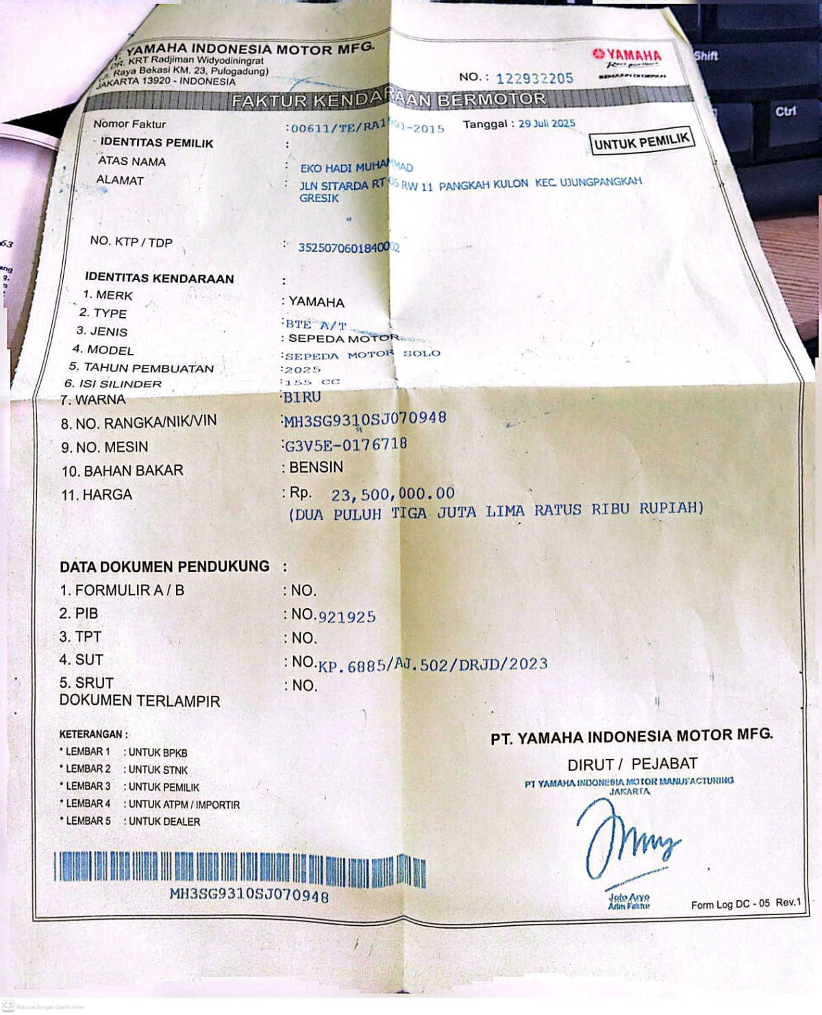 YAMAHA NMAX 155