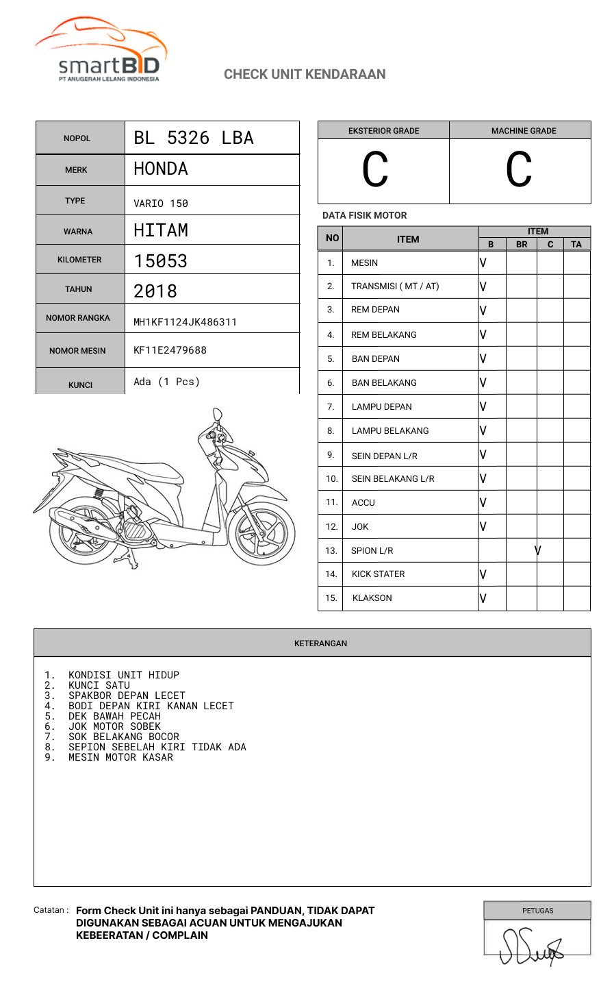 HONDA  VARIO 150