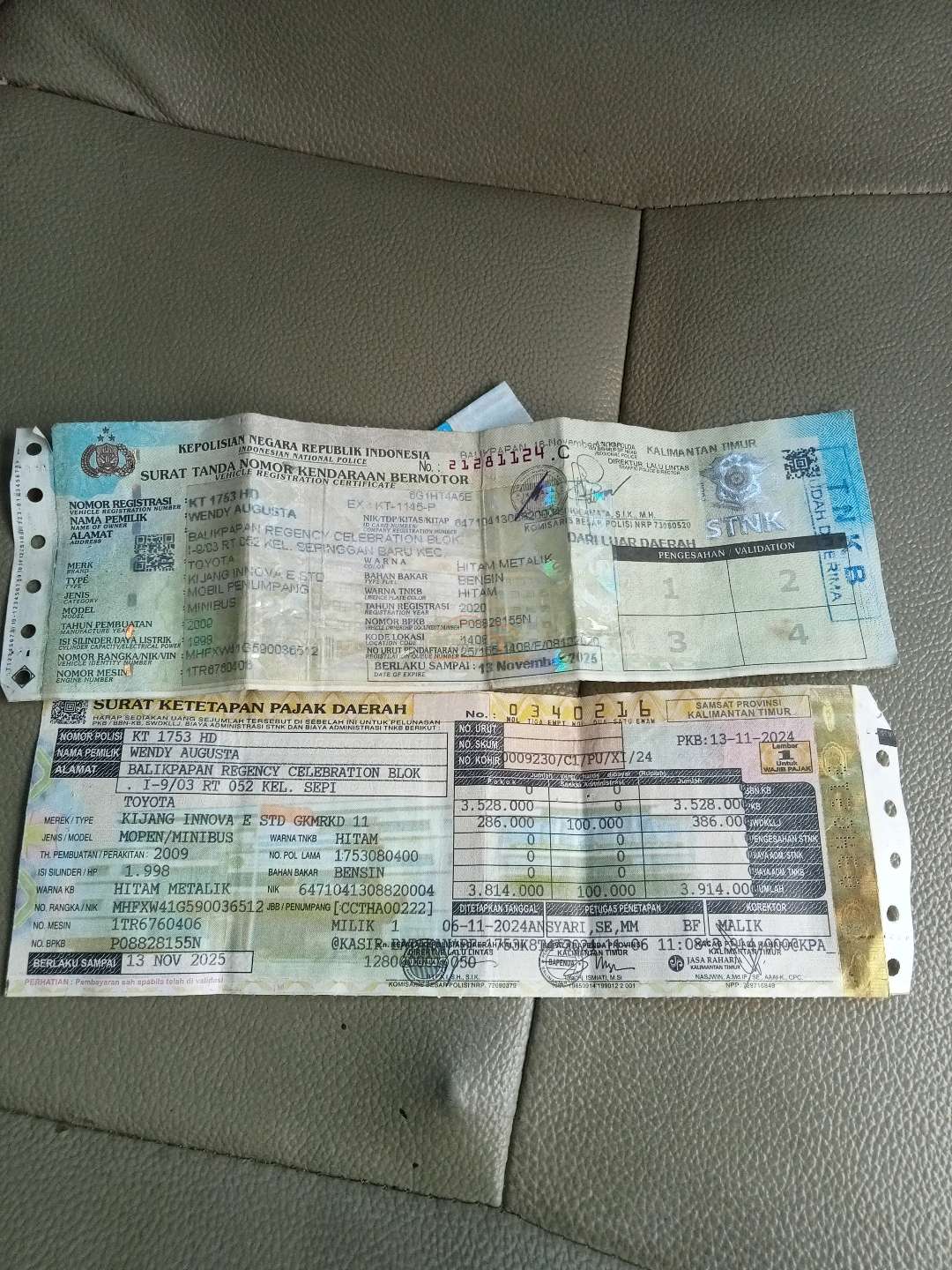 TOYOTA  KIJANG  INNOVA E STD