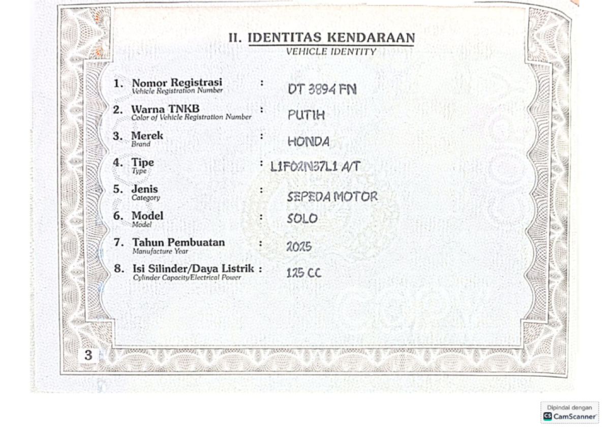 HONDA VARIO 125 CBS ISS