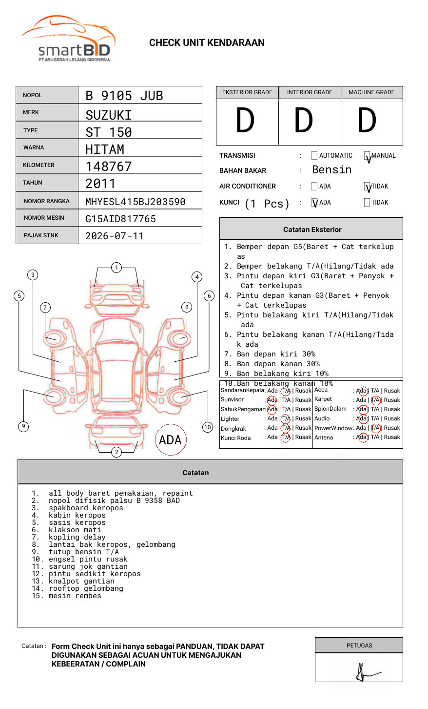 SUZUKI ST 150 PICK UP