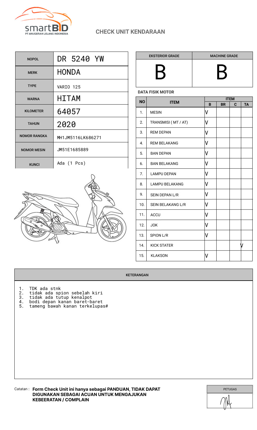 HONDA  VARIO 125