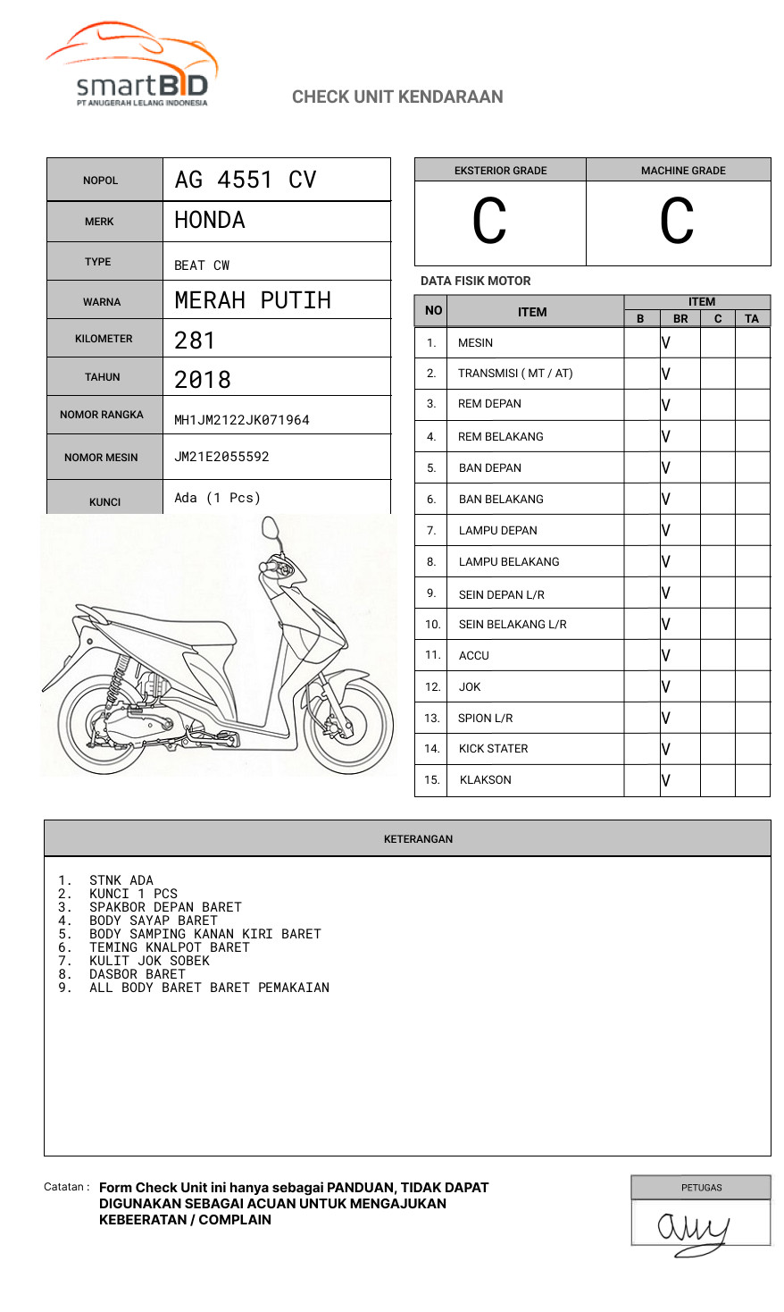HONDA BEAT CW