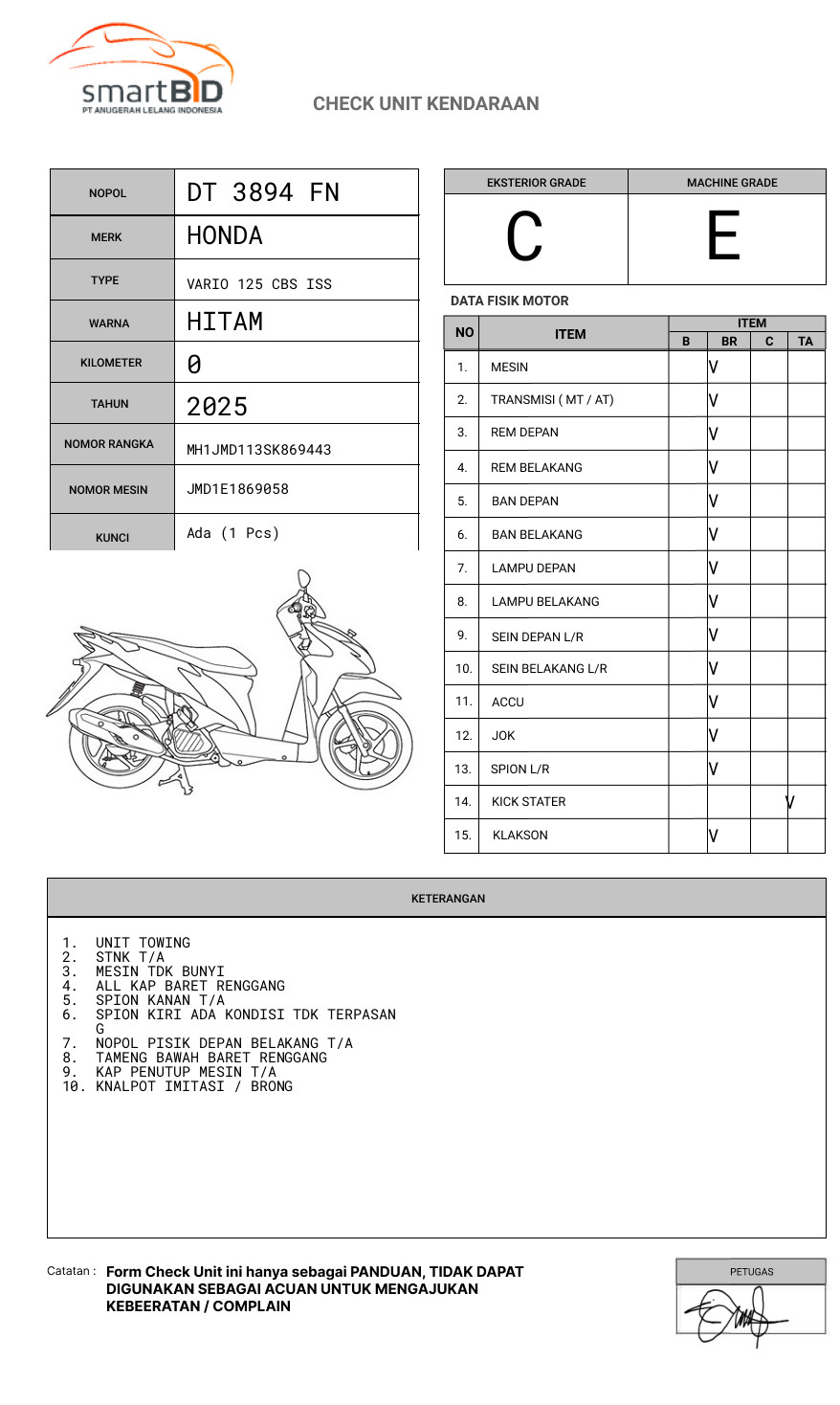 HONDA VARIO 125 CBS ISS