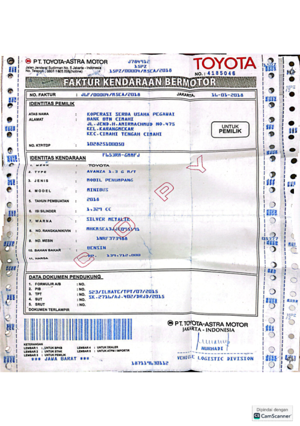 TOYOTA AVANZA