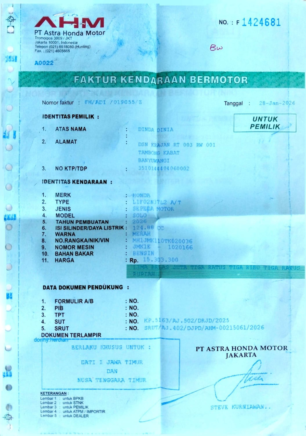 HONDA VARIO 125