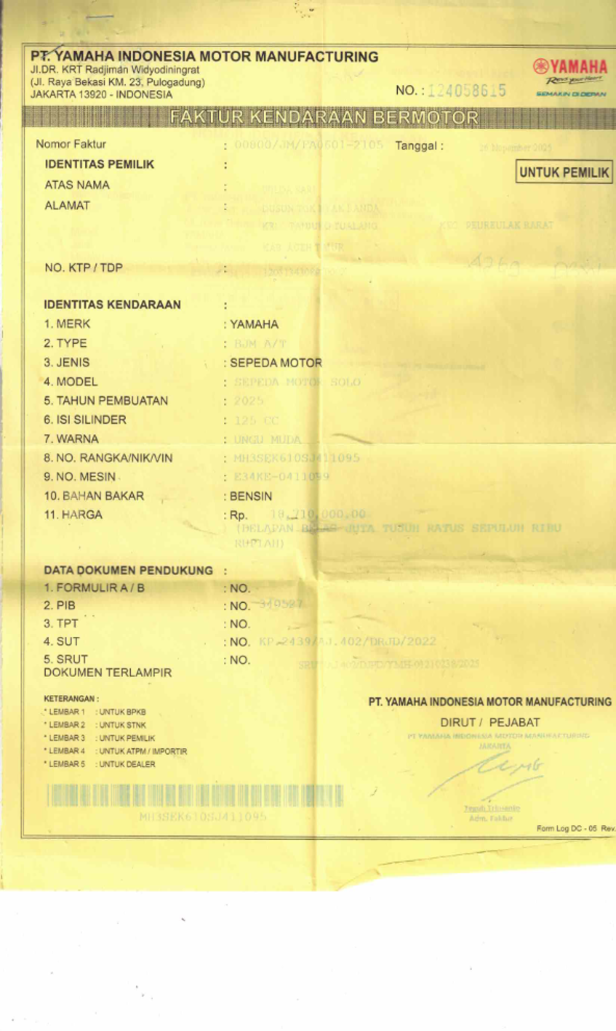 YAMAHA GRAND FILANO 125