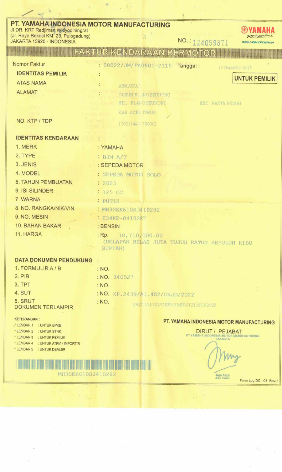 YAMAHA  GRAND FILANO 125