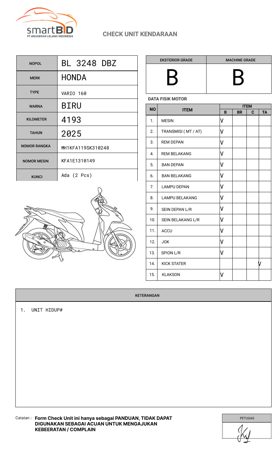 HONDA  VARIO 160
