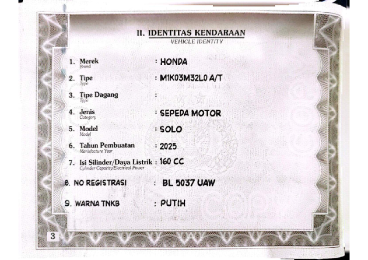HONDA STYLO