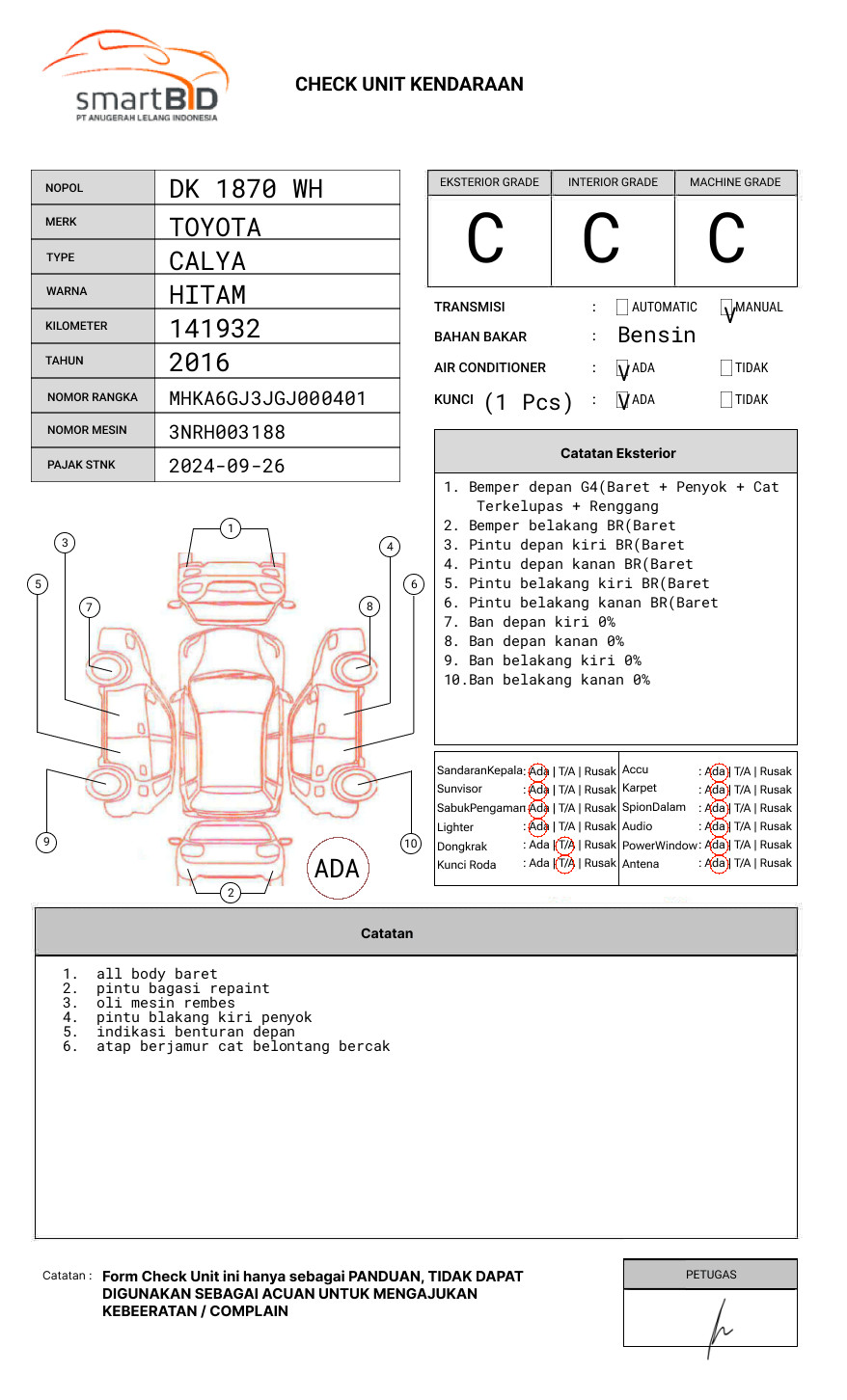 TOYOTA CALYA 1.2 E STD