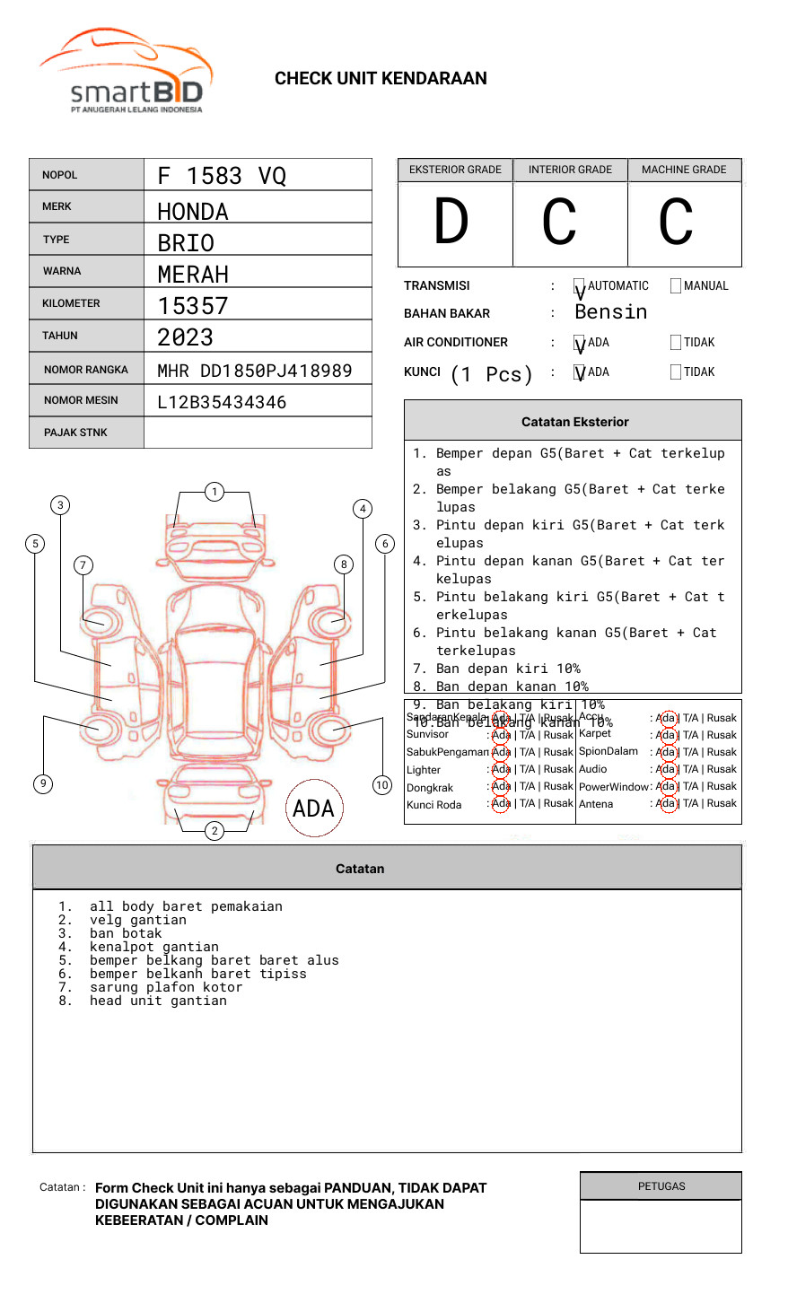 HONDA  BRIO  SATYA 1.2 E