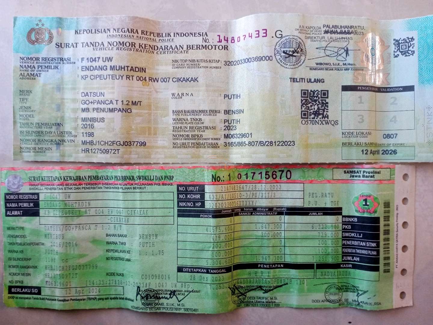 DATSUN  GO + PANCA  A