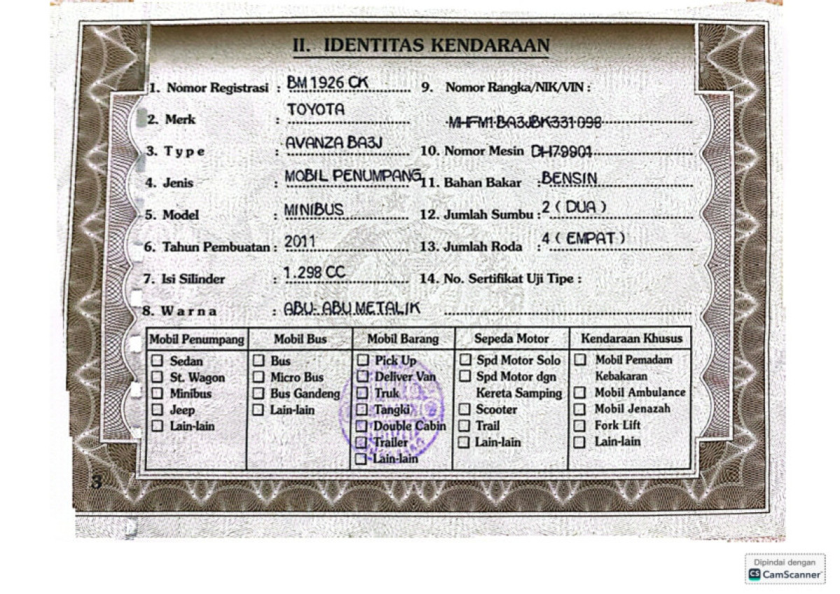 TOYOTA  AVANZA