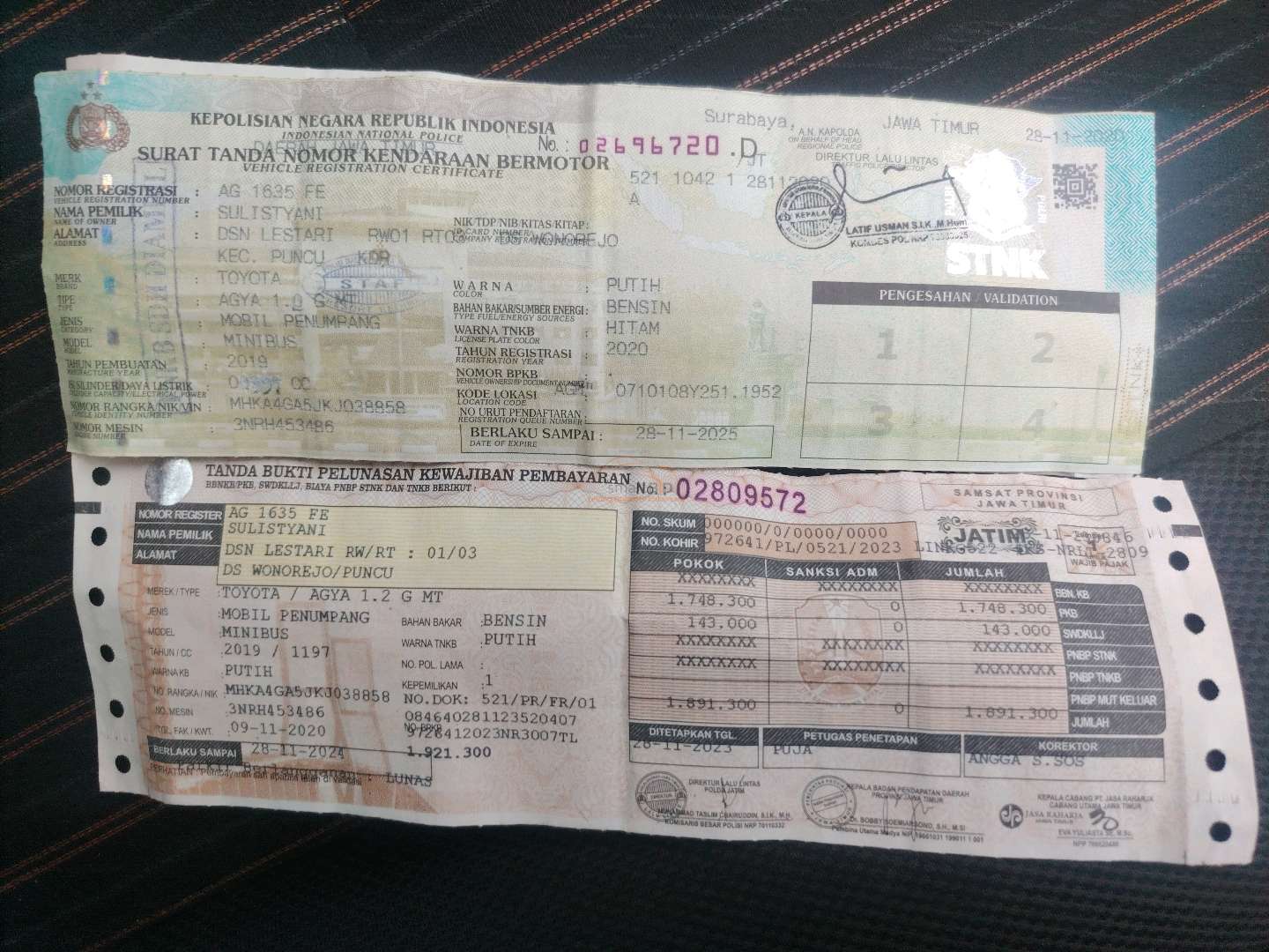 TOYOTA AGYA 1.2 G