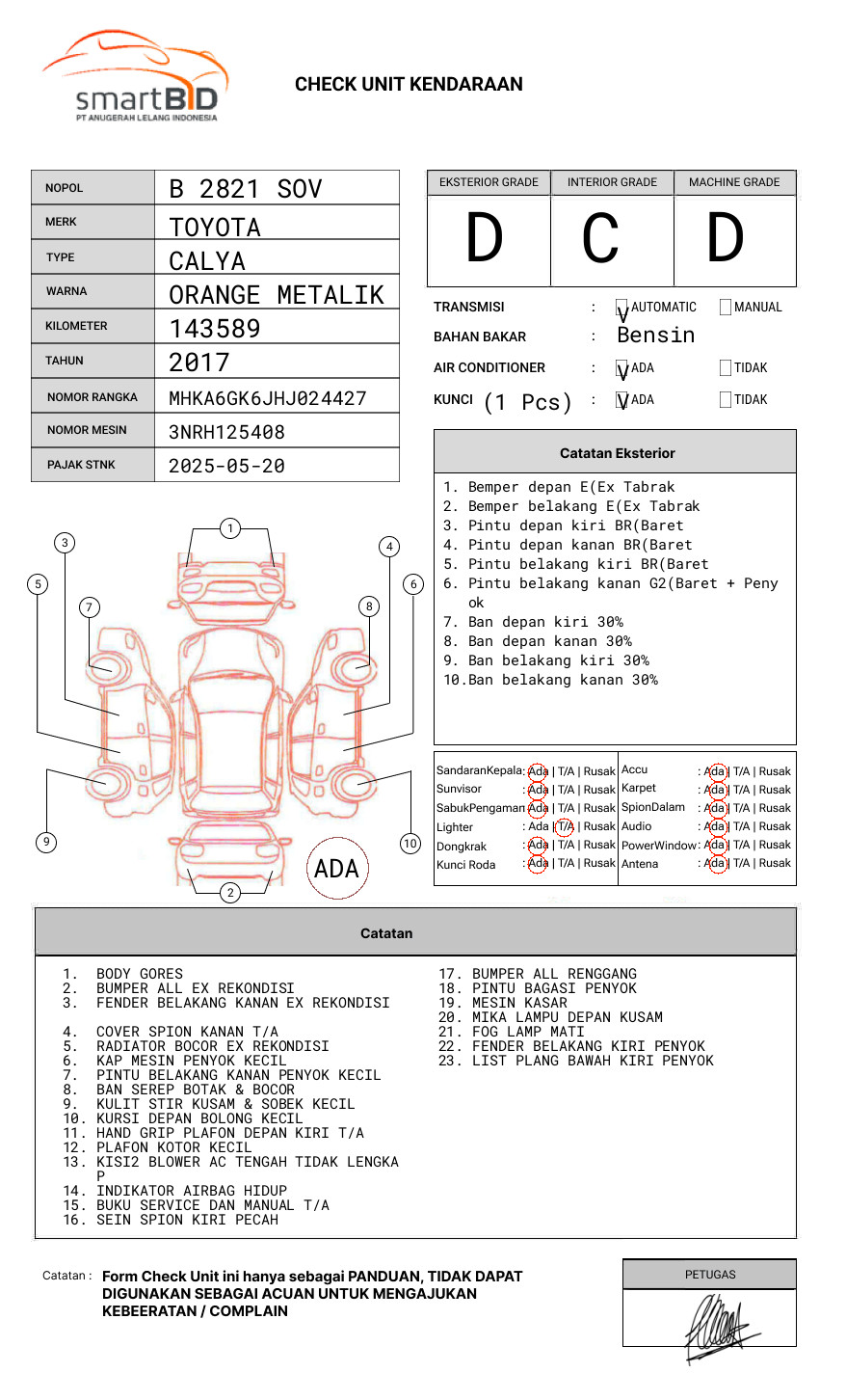 TOYOTA CALYA 1.2 G A/T