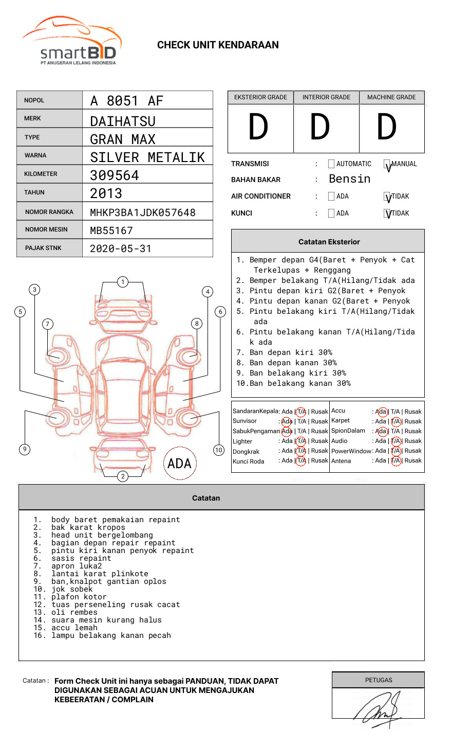 DAIHATSU  GRAN MAX  PICK-UP