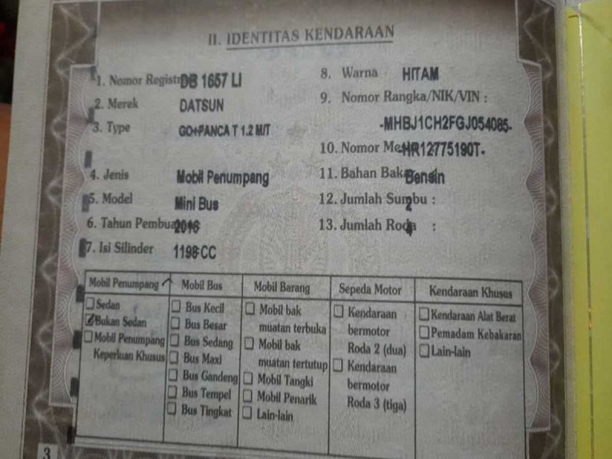DATSUN GO + PANCA