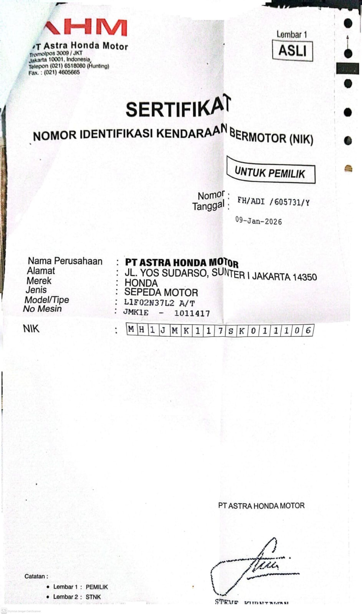 HONDA VARIO