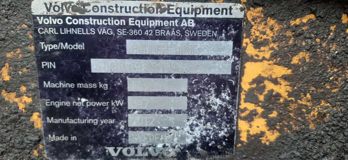 VOLVO ADT A40F