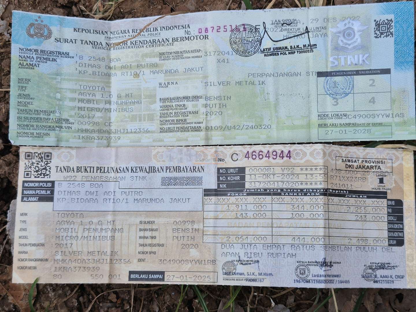 TOYOTA AGYA 1.0 G