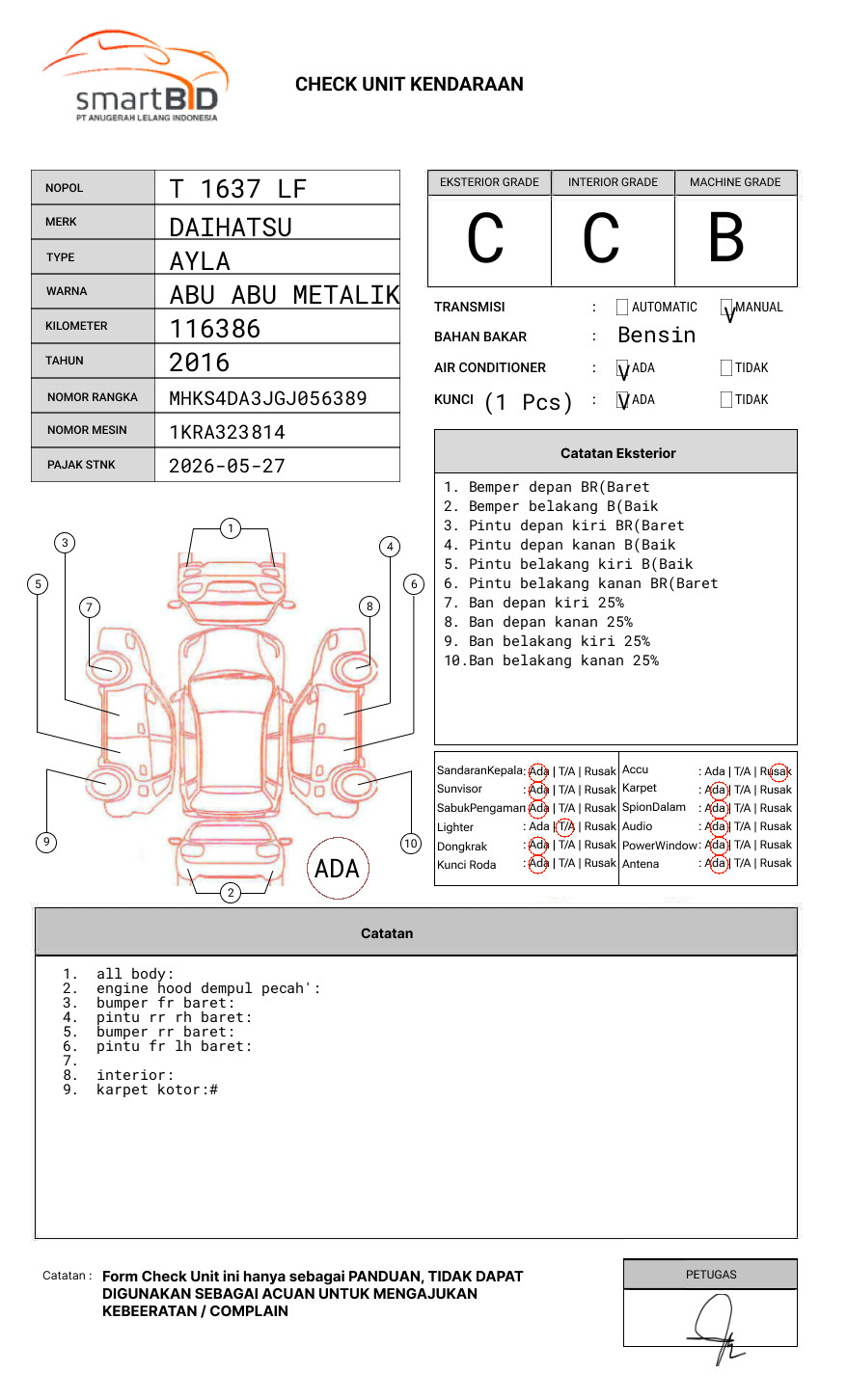 DAIHATSU AYLA 1.0 X
