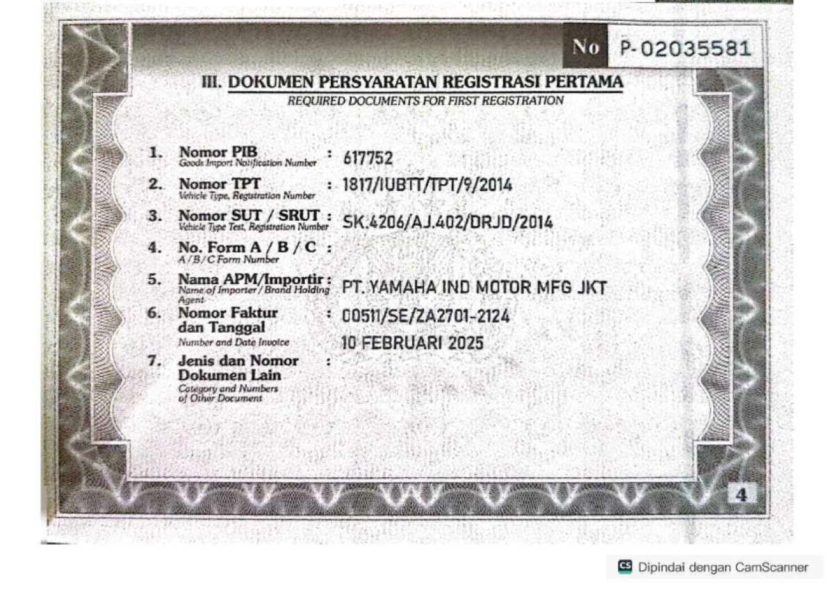 YAMAHA MIO M3 CW