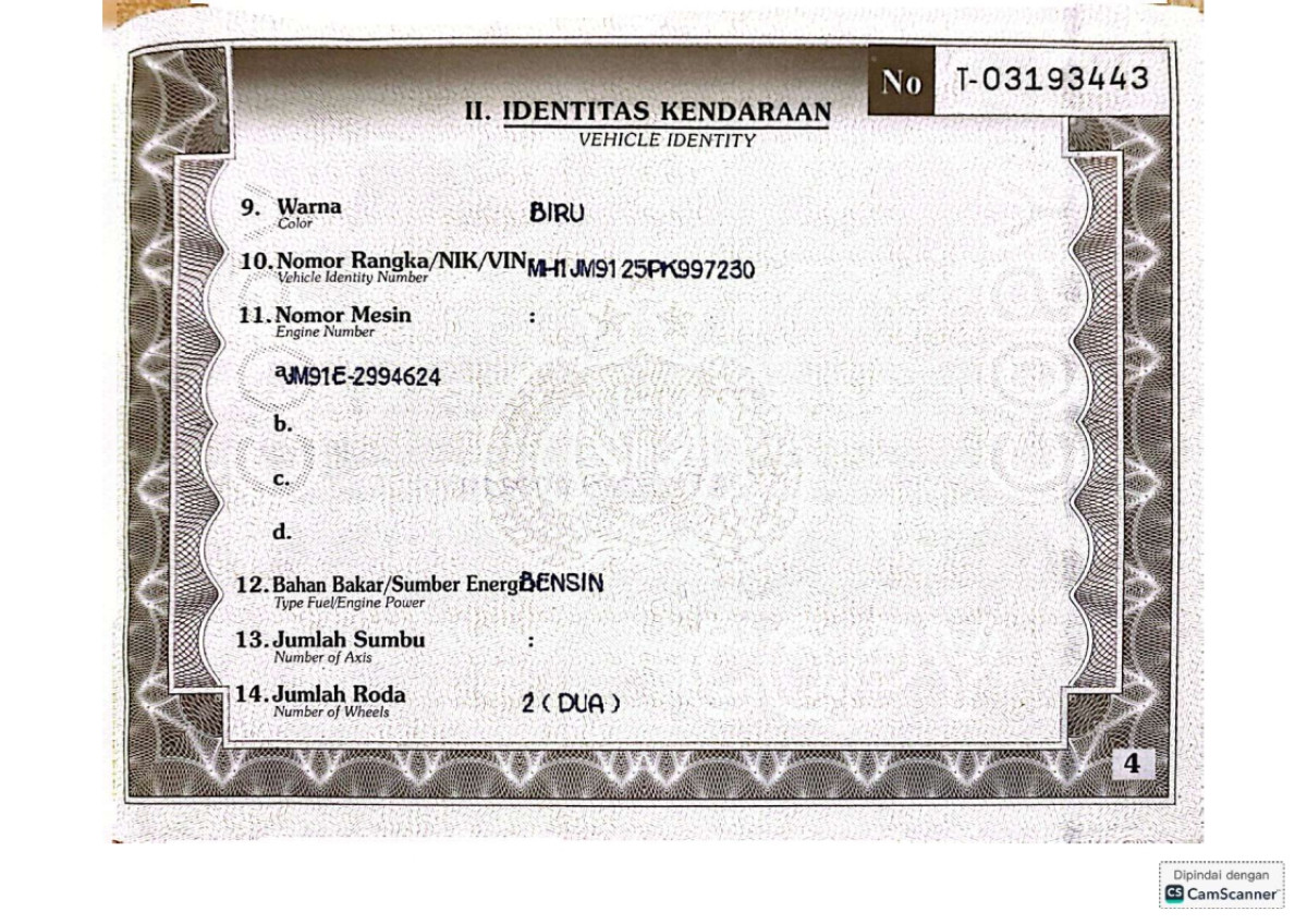 HONDA BEAT CBS FI CW