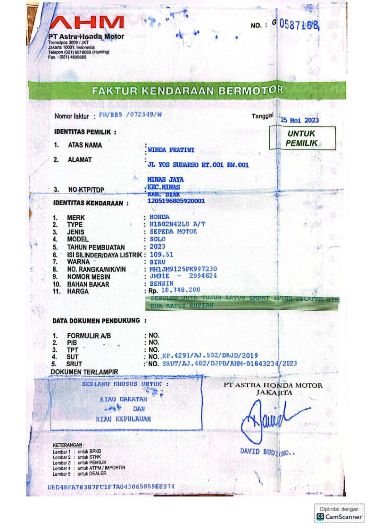 HONDA BEAT CBS FI CW