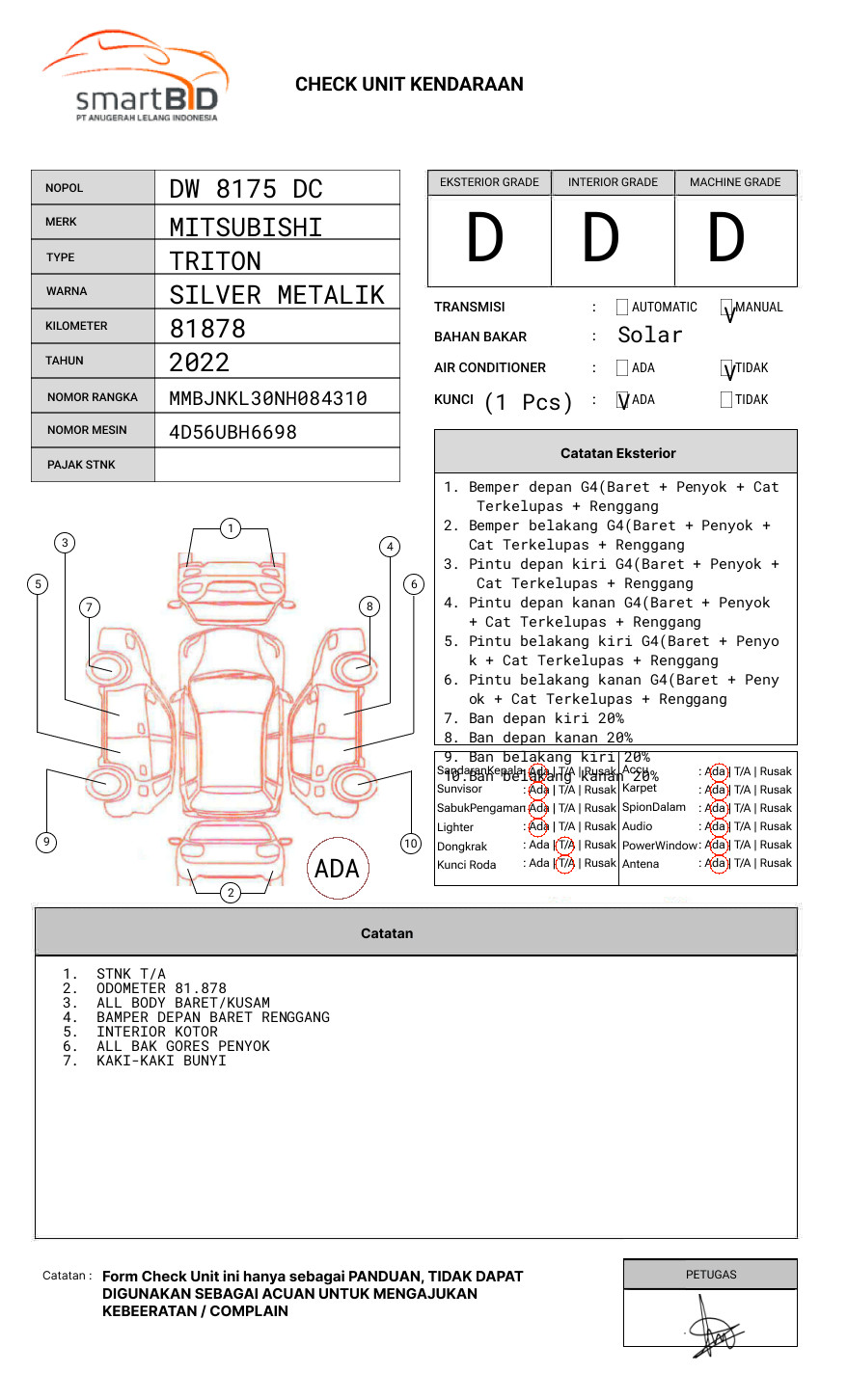 MITSUBISHI DC HDX 4X4