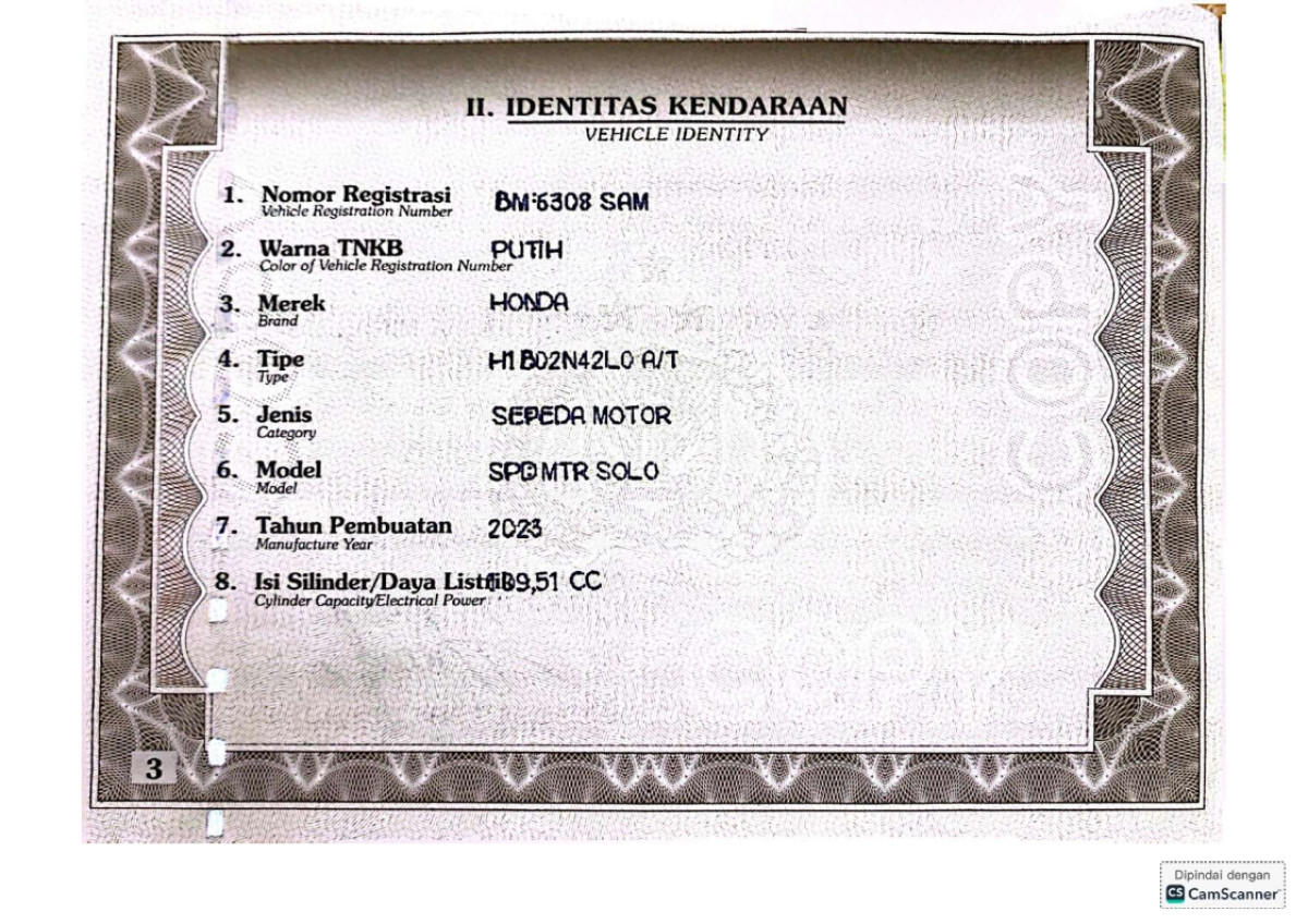 HONDA BEAT CBS FI CW