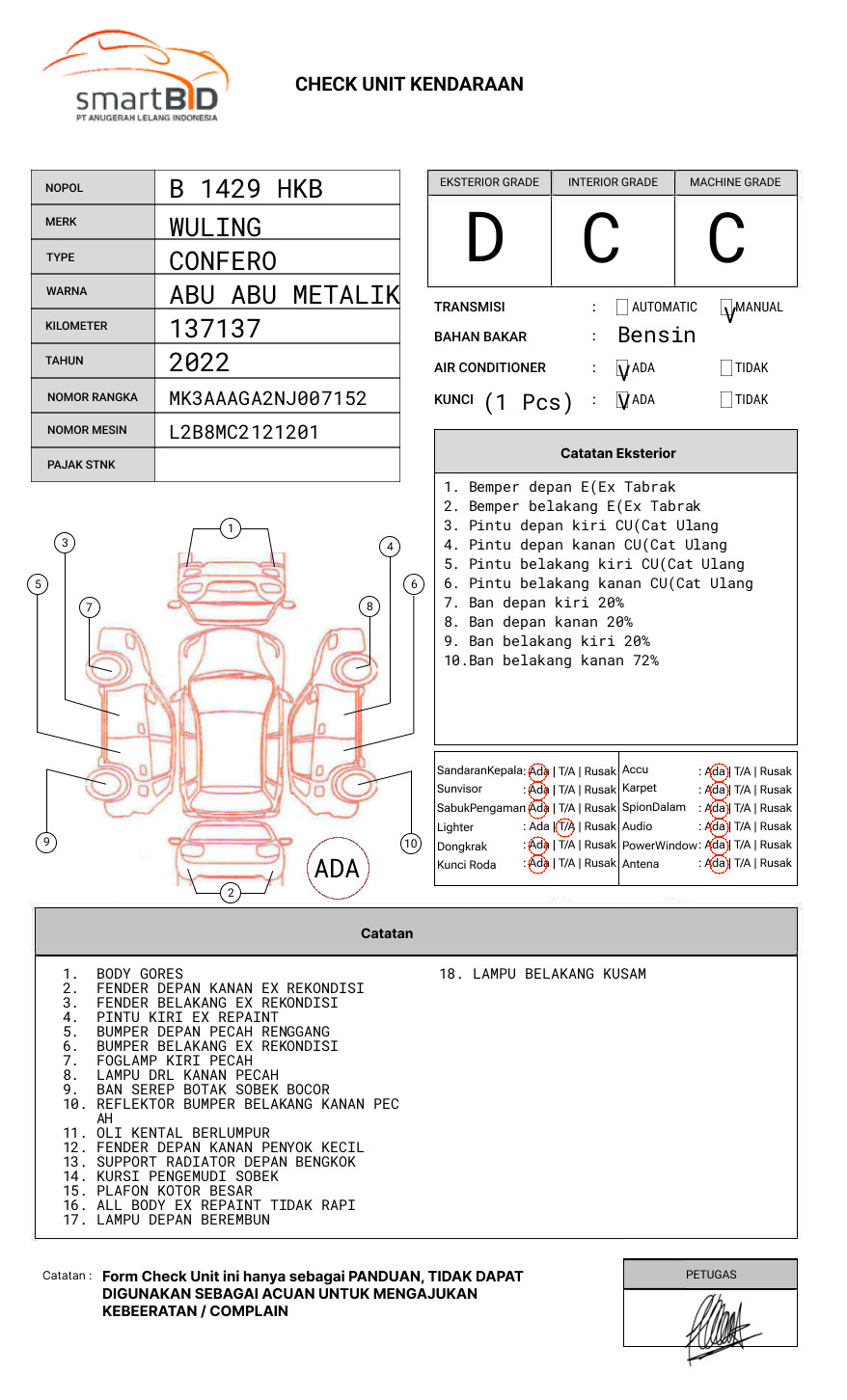 WULING CONFERO S