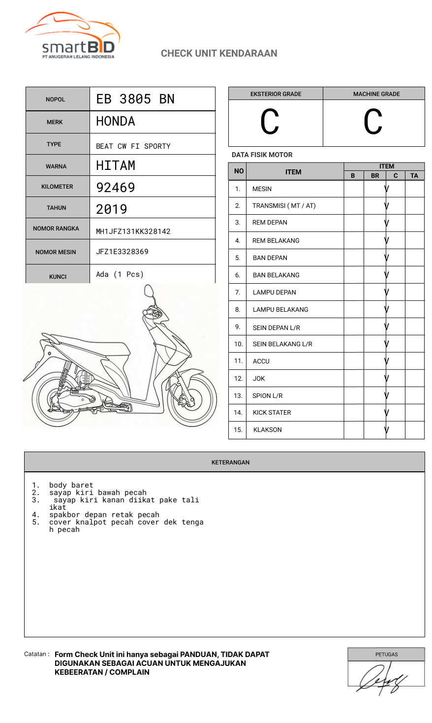 HONDA BEAT CW FI SPORTY