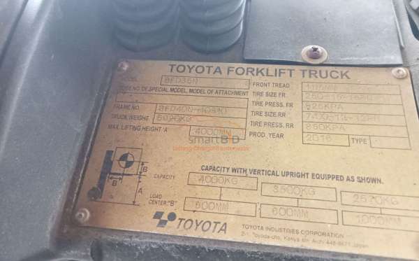 TOYOTA DIESEL 8FD35N