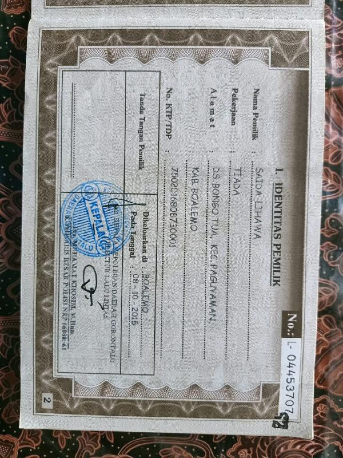 DATSUN GO PANCA