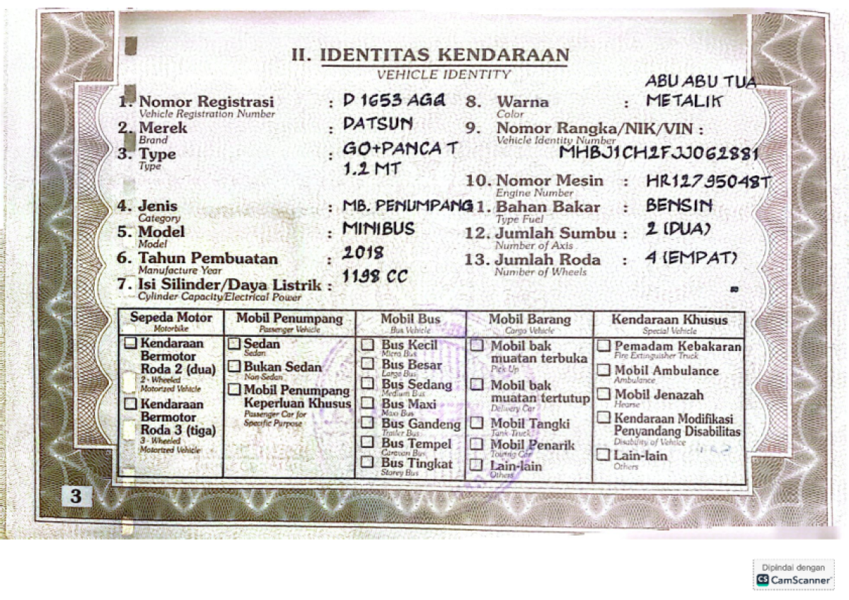 DATSUN  GO + PANCA GO+PANCA T