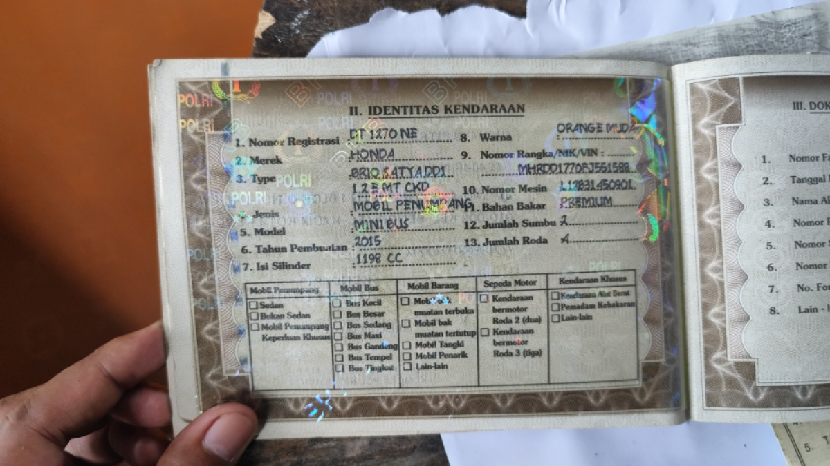HONDA BRIO SATYA DD1 1.2 E