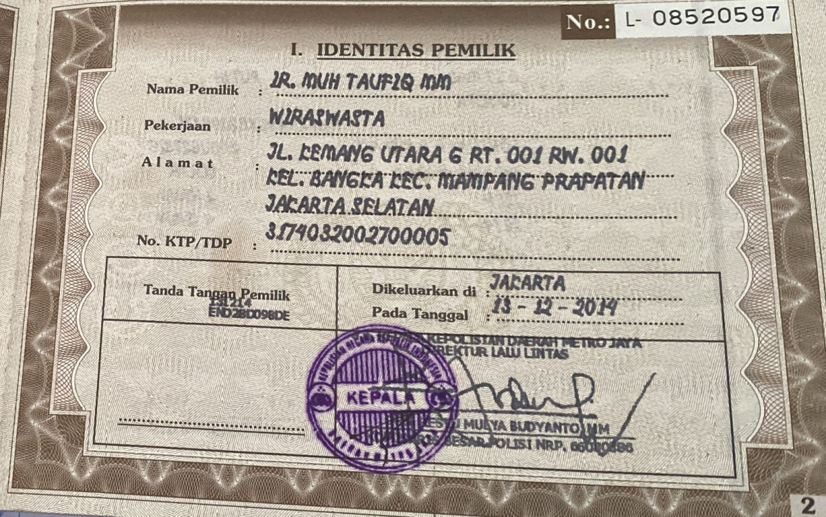 TOYOTA FORTUNER 2.5G AT