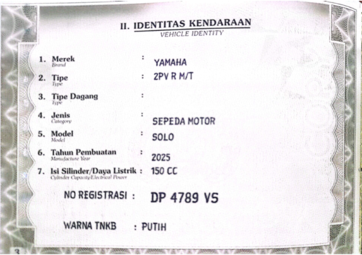 YAMAHA MX KING
