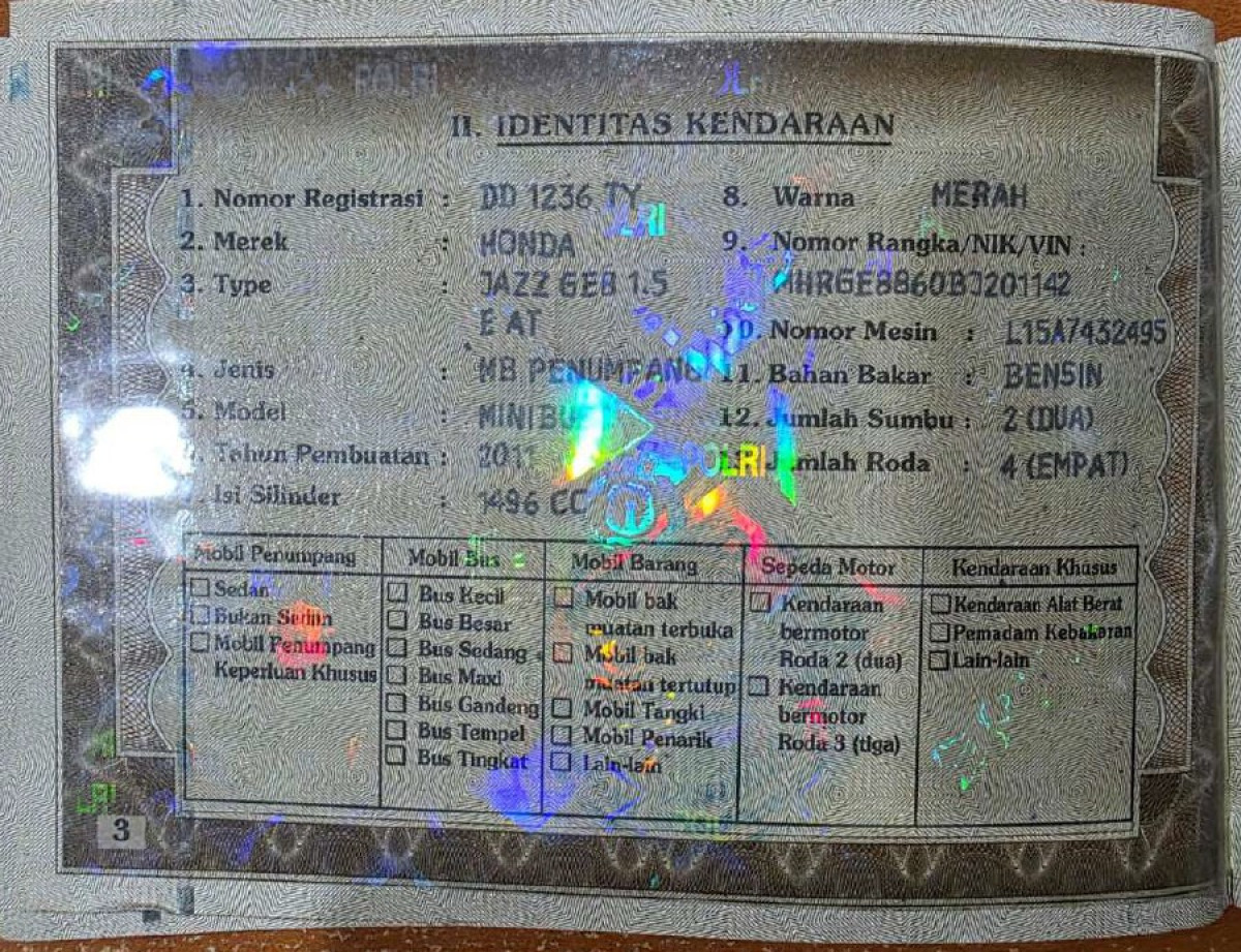HONDA JAZZ GE8 1.5 E