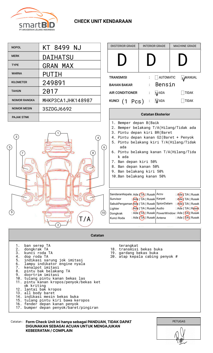 DAIHATSU  GRAN MAX  PICK-UP