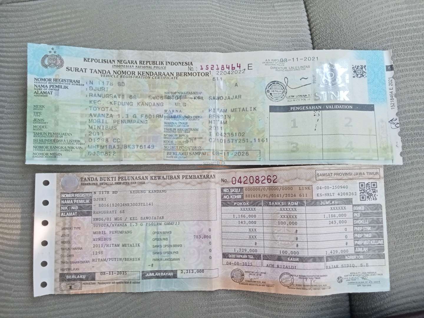 TOYOTA AVANZA 1.3 G