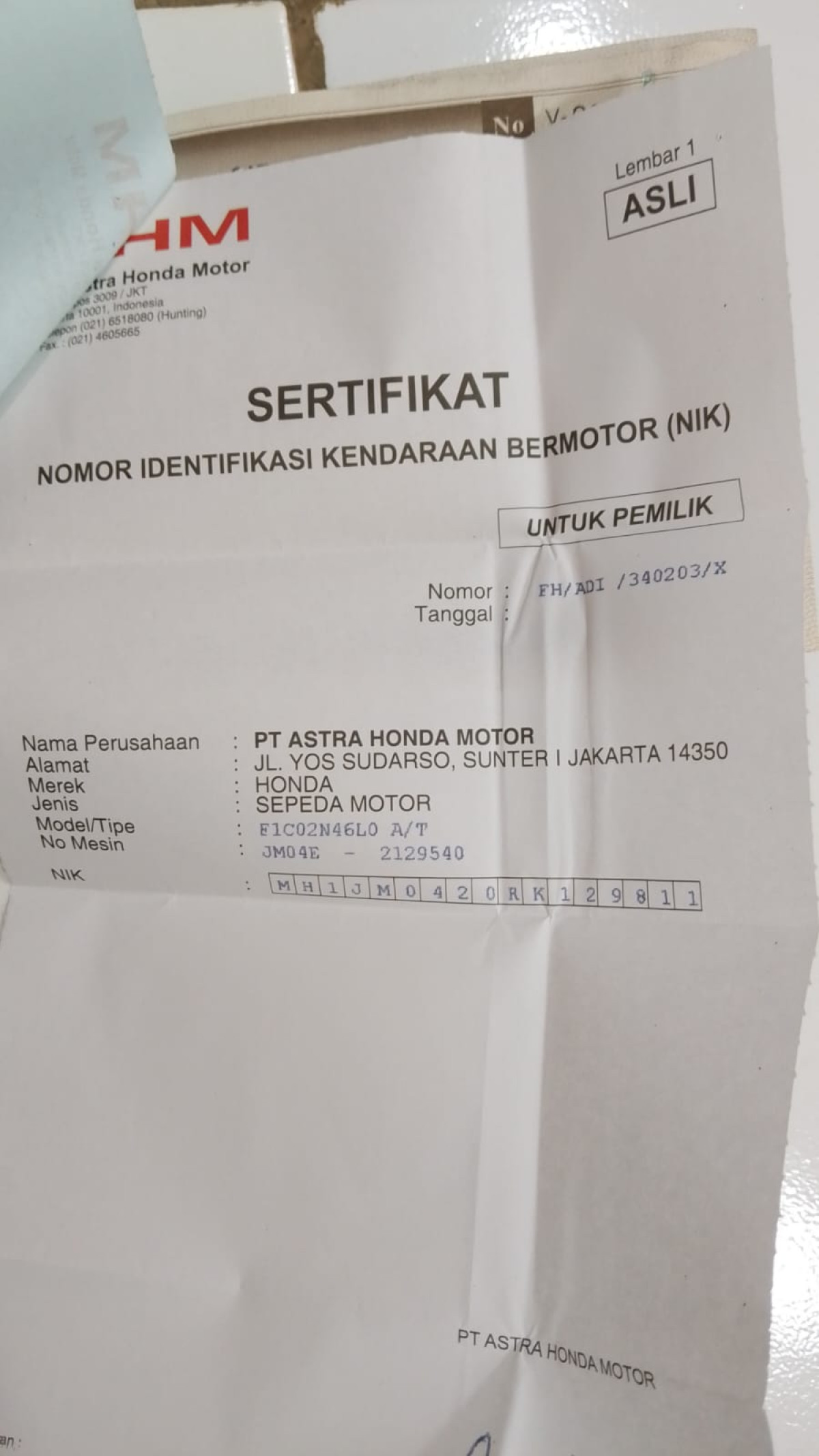 HONDA SCOOPY
