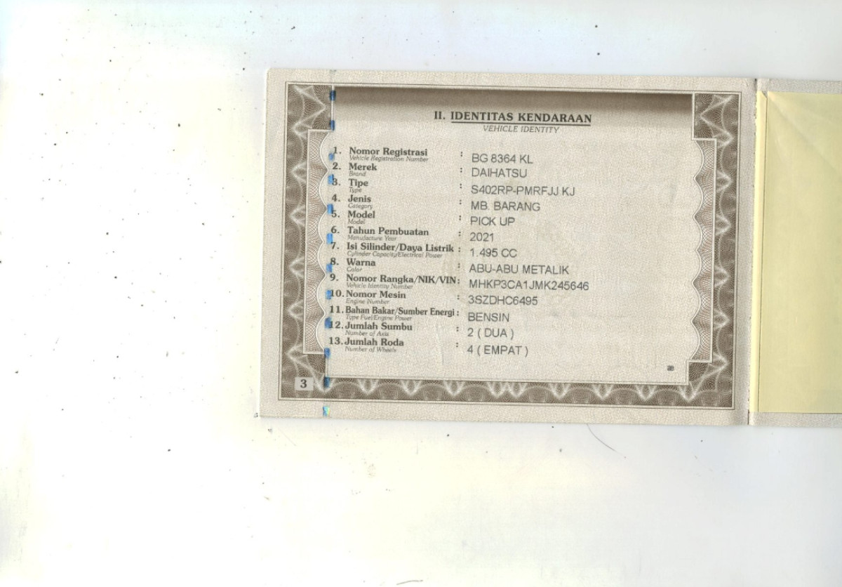 DAIHATSU GRAN MAX PU AC PS 1.5